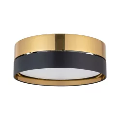   TK LIGHTING 4180 HILTON Ernyős Mennyezeti Lámpa Fehér, Arany E27 IP20