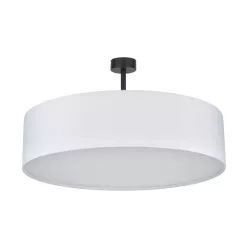   TK LIGHTING 4242 RONDO Ernyős Mennyezeti Lámpa Fehér, Króm E27 IP20