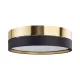 TK LIGHTING 4345 HILTON Ernyős Mennyezeti Lámpa Fekete, Arany E27 IP20