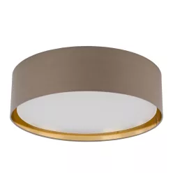   TK LIGHTING 4399 BILBAO Ernyős Mennyezeti Lámpa Bézs, Fehér, Arany E27 IP20