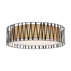   TK LIGHTING 4556 HARMONY Ernyős Mennyezeti Lámpa Fekete E27 IP20