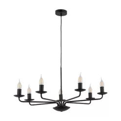 TK LIGHTING 4613 LIMAL Klasszikus Csillár Fekete E14 IP20