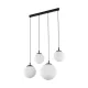 TK LIGHTING 4790 ESME Többágú Függesztett Lámpa Fehér, Fekete E27 IP20