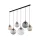 TK LIGHTING 4797 ESME Többágú Függesztett Lámpa Barna, Fekete, Grafit, Átlátszó E27 IP20