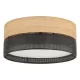 TK LIGHTING 4800 NICOLA Ernyős Mennyezeti Lámpa Fekete E27 IP20