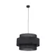 TK LIGHTING 5099 CALISTO Ernyős Függesztett Lámpa Fekete E27 IP20