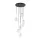 TK LIGHTING 5362 NILOS Többágú Függesztett Lámpa Fekete, Átlátszó, Arany G9 IP20