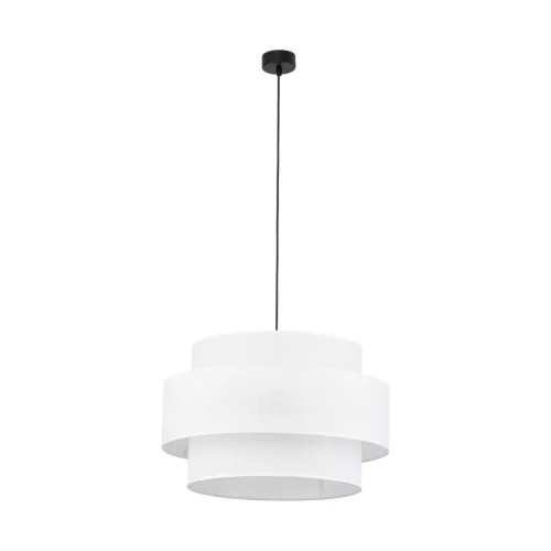 TK LIGHTING 5363 CALISTO Ernyős Függesztett Lámpa Fehér, Fekete E27 IP20