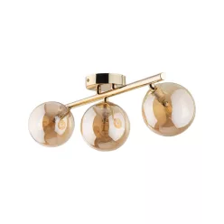   TK LIGHTING 5418 ESTERA Glamour Mennyezeti Lámpa Borostyán, Arany G9 IP20