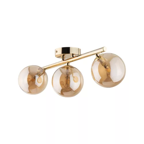 TK LIGHTING 5418 ESTERA Glamour Mennyezeti Lámpa Borostyán, Arany G9 IP20