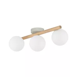   TK LIGHTING 5768 WSTERA Modern Mennyezeti Lámpa Fehér, Faipari G9 IP20