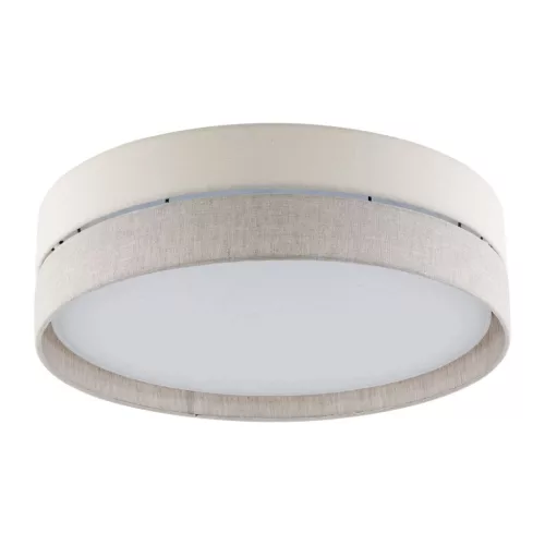 TK LIGHTING 5774 ECO Ernyős Mennyezeti Lámpa Bézs, Fehér E27 IP20