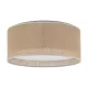 TK LIGHTING 5798 JUTA Ernyős Mennyezeti Lámpa Bézs, Fehér E27 IP20