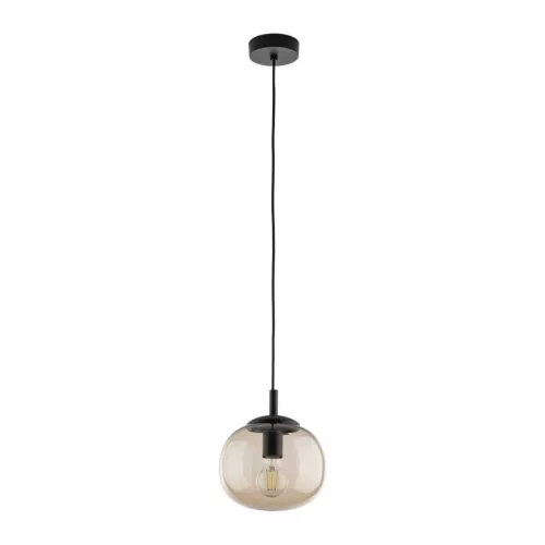 TK LIGHTING 5826 VIBE Glamour Függesztett Lámpa Barna, Fekete E27 IP20