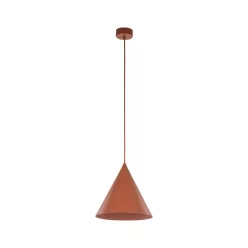   TK LIGHTING 6632 CONO Modern Függesztett Lámpa Téglavörös E27 IP20