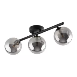   TK LIGHTING 6855 ESTERA Glamour Mennyezeti Lámpa Fekete, Grafit G9 IP20