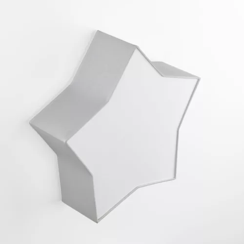 TK LIGHTING 6972 STAR Ernyős Mennyezeti Lámpa Fehér, Szürke E27 IP20