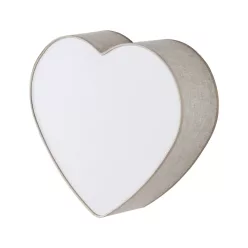   TK LIGHTING 757 HEART Ernyős Mennyezeti Lámpa Bézs, Fehér E27 IP20