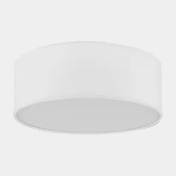 mennyezeti lámpa fehér színű vázzal és textil testtel beltéri használatra tklighting-1086 - moretti.hu