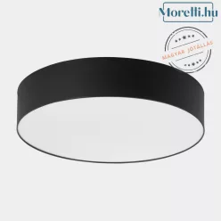 mennyezeti lámpa fekete színű vázzal és textil testtel beltéri használatra tklighting-1587 - moretti.hu