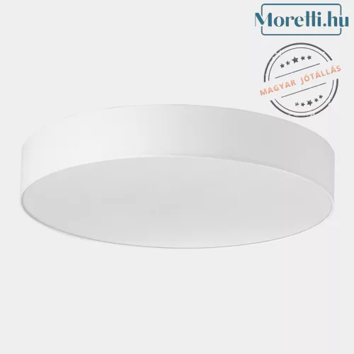 mennyezeti lámpa fehér színű vázzal és textil testtel beltéri használatra tklighting-2443 - moretti.hu