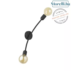 fali lámpa fekete színű vázzal és fém testtel beltéri használatra tklighting-2721 - moretti.hu
