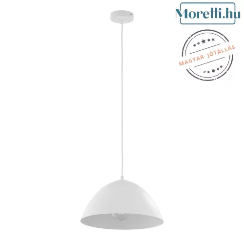 függesztett lámpa fehér színű vázzal és fém testtel beltéri használatra tklighting-3192 - moretti.hu