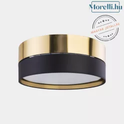 mennyezeti lámpa arany színű vázzal és textil testtel beltéri használatra tklighting-4180 - moretti.hu
