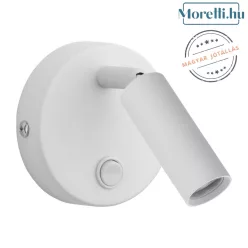 fali lámpa fehér színű vázzal és fém testtel beltéri használatra tklighting-4238 - moretti.hu