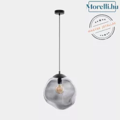 függesztett lámpa füst színű vázzal és üveg testtel beltéri használatra tklighting-4264 - moretti.hu