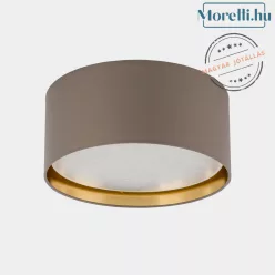 mennyezeti lámpa barna színű vázzal és textil testtel beltéri használatra tklighting-4404 - moretti.hu