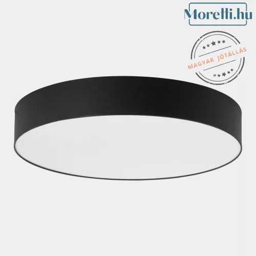 mennyezeti lámpa fekete színű vázzal és textil testtel beltéri használatra tklighting-4409 - moretti.hu