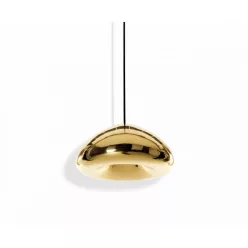 függesztett lámpa bronz színű vázzal és fém testtel beltéri használatra tom_dixon-vos01b-peum3 - moretti.hu