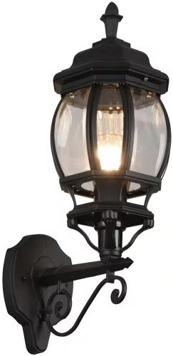 TRIO 206967132 ELVO Klasszikus Kültéri Fali Lámpa Fekete E27 IP44