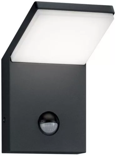 TRIO 221169142 PEARL Fali Lámpa Mozgásérzékelővel Antracit LED IP44
