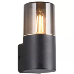   TRIO 224060132 HOOSIC Modern Kültéri Fali Lámpa Fekete E27 IP44