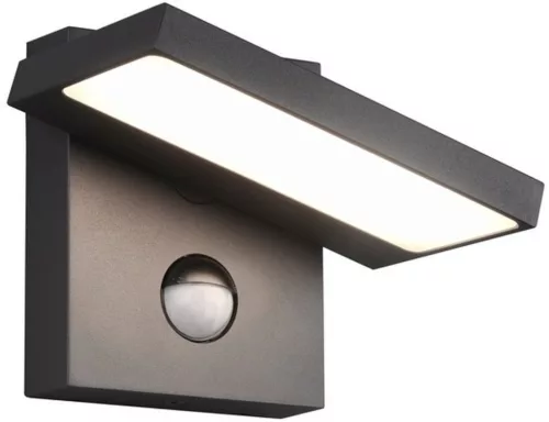 TRIO 226369142 HORTON Fali Lámpa Mozgásérzékelővel Antracit LED IP44