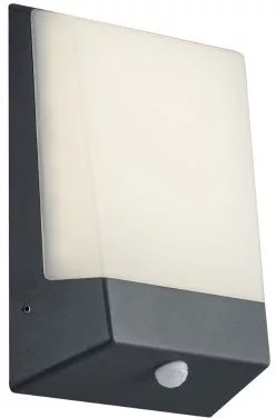 TRIO 228669142 KASAI Fali Lámpa Mozgásérzékelővel Antracit LED IP44