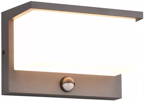 TRIO 240969142 NESTOS Fali Lámpa Mozgásérzékelővel Antracit LED IP44