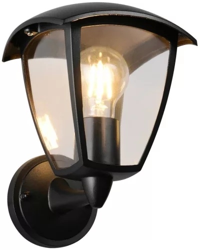TRIO 263260232 VENTA Klasszikus Kültéri Fali Lámpa Fekete E27 IP44