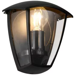   TRIO 263260332 VENTA Klasszikus Kültéri Fali Lámpa Fekete E27 IP44