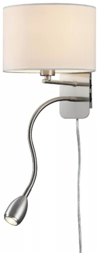 Trio HOTEL 271170201 Fali lámpa 2x43w/led+e14 3000k 310lm ip20