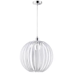   TRIO 304100100 ZUCCA Modern Függesztett Lámpa Ezüst E27 IP20