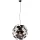 TRIO 309900657 DISCALGO Glamour Függesztett Lámpa Fekete E14 IP20