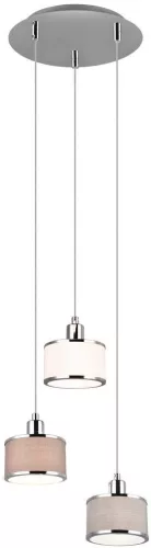 TRIO 311630306 KAPRUN Többágú Függesztett Lámpa Ezüst E14 IP20