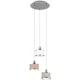 TRIO 311630306 KAPRUN Többágú Függesztett Lámpa Ezüst E14 IP20