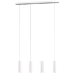   TRIO 312400401 MARLEY Többágú Függesztett Lámpa Fehér GU10 IP20