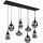TRIO 317000832 LUMINA Többágú Függesztett Lámpa Fekete E14 IP20