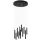TRIO 321691132 TUBULAR Hengeres Függesztett Lámpa Fekete LED IP20