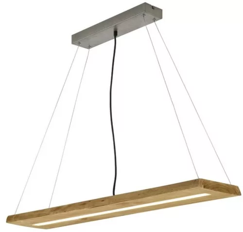 TRIO 323710130 BRAD Modern Led Függesztett Lámpa Sötét Fa, Világos Fa LED IP20